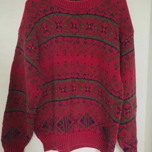 100% Cotton Vintage Eddie Bauer Chunky Sweater